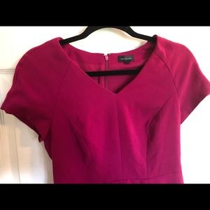 The Limited Pink Fitted Dress. Size 0